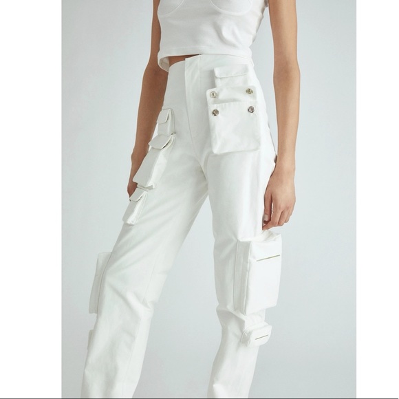 Orseund Iris Ecru Pocket Pants Hailey Bieber Cargo Shadow Hill Gallery Dept - Picture 10 of 13